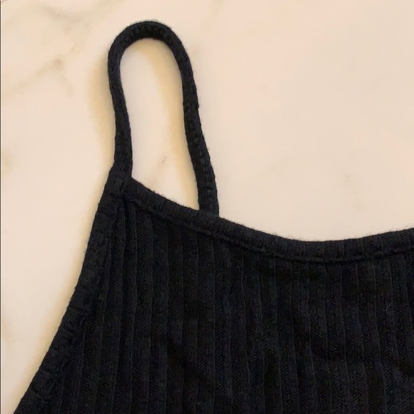 Brandy Melville Ribbed Black Tank - Picture 4 of 7